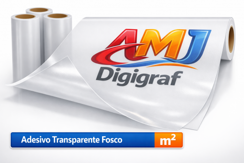 Adesivo Vinil Transparente Fosco